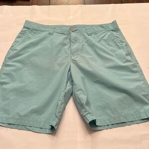 Columbia Mens Washed Out Shorts Light Green 34W 10L